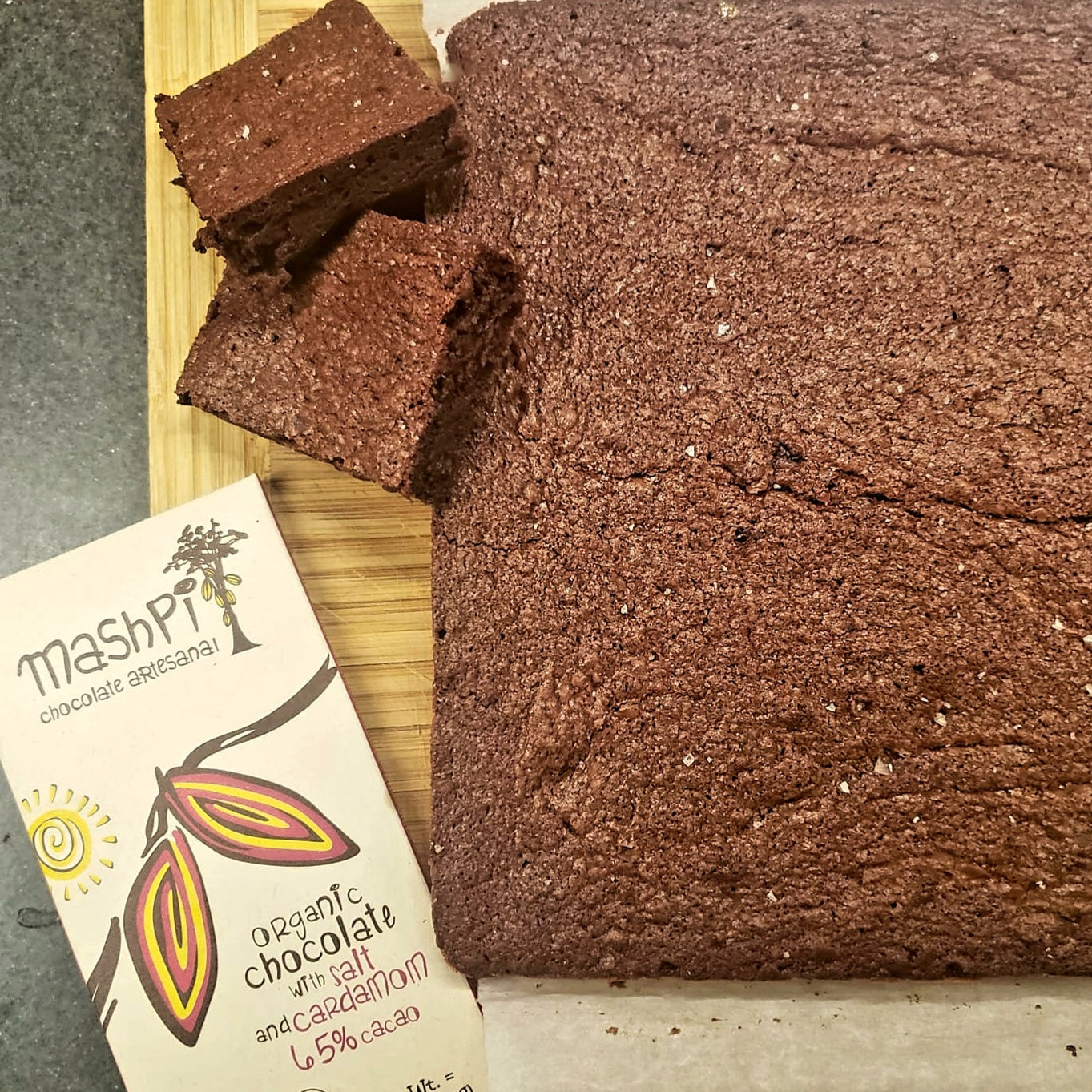Cardamom & Sea Salt Brownies