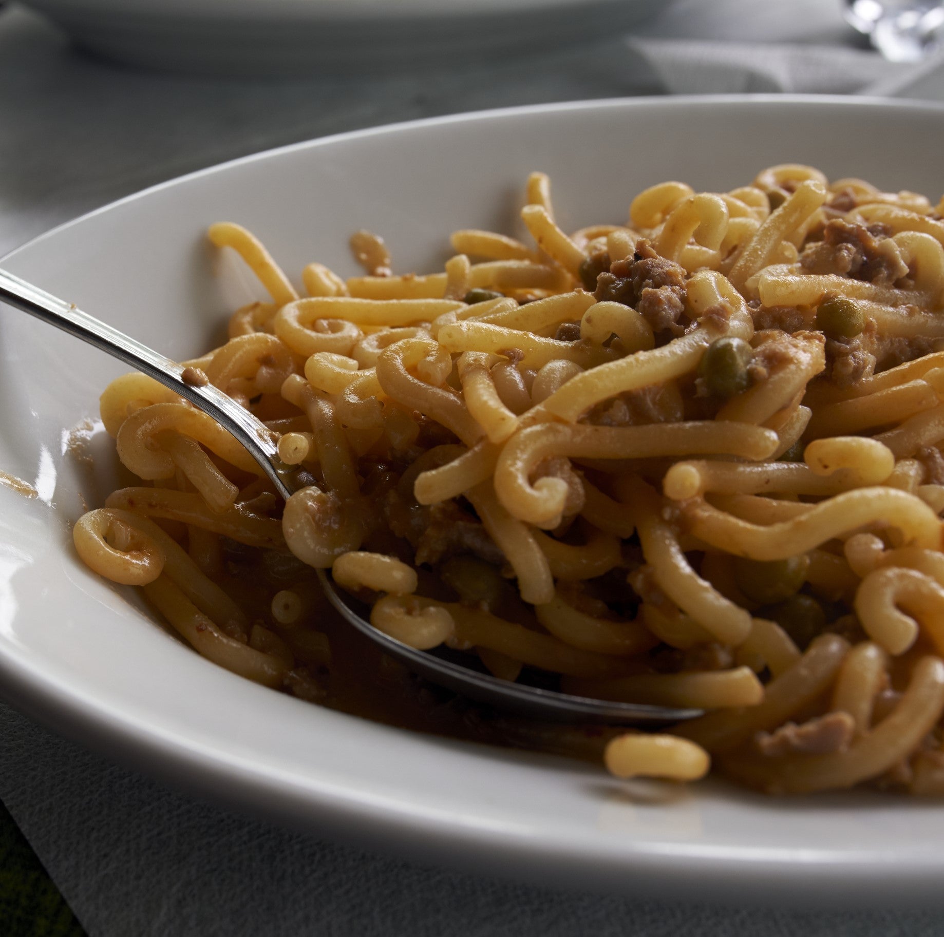 Gramigna Panna, Piselli e Salsiccia