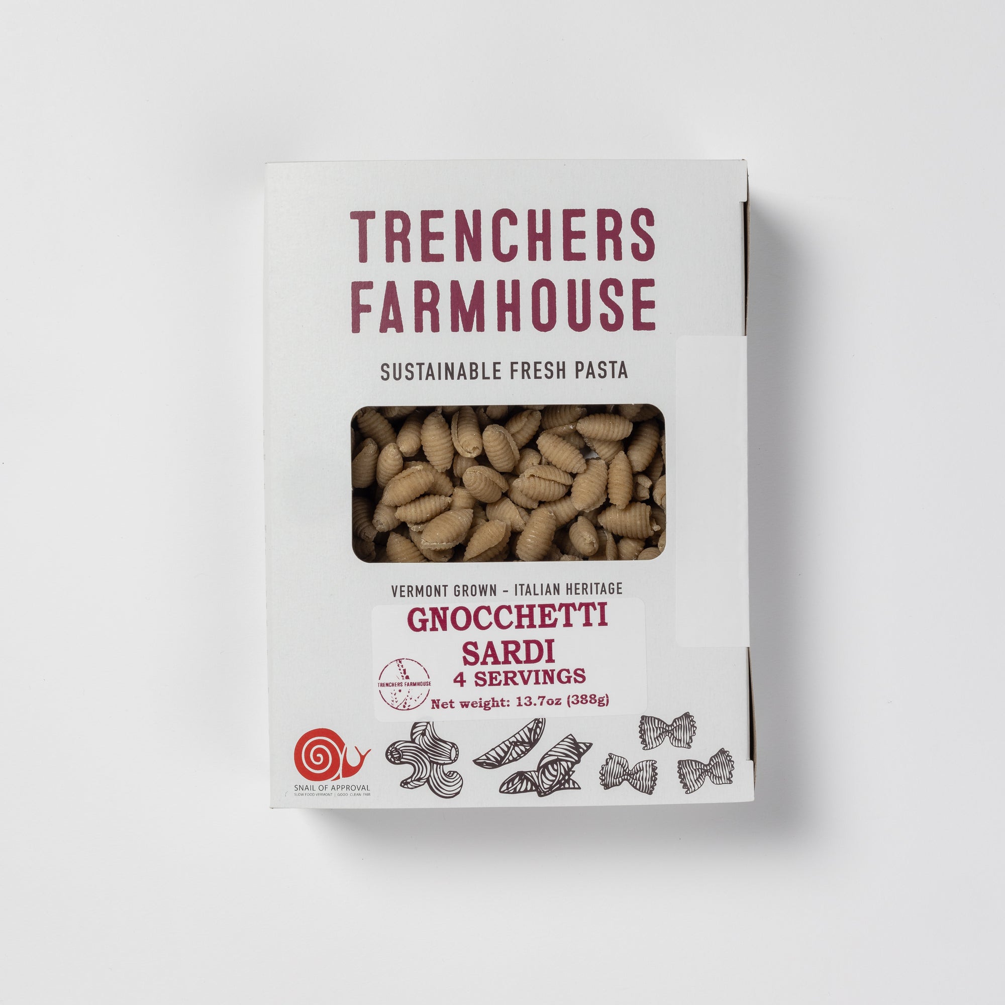 fresh pasta gnocchetti sardi. little shell pasta