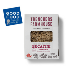 Load image into Gallery viewer, bucatini pasta, fresh bucatini, bucatini recipe, long noodle