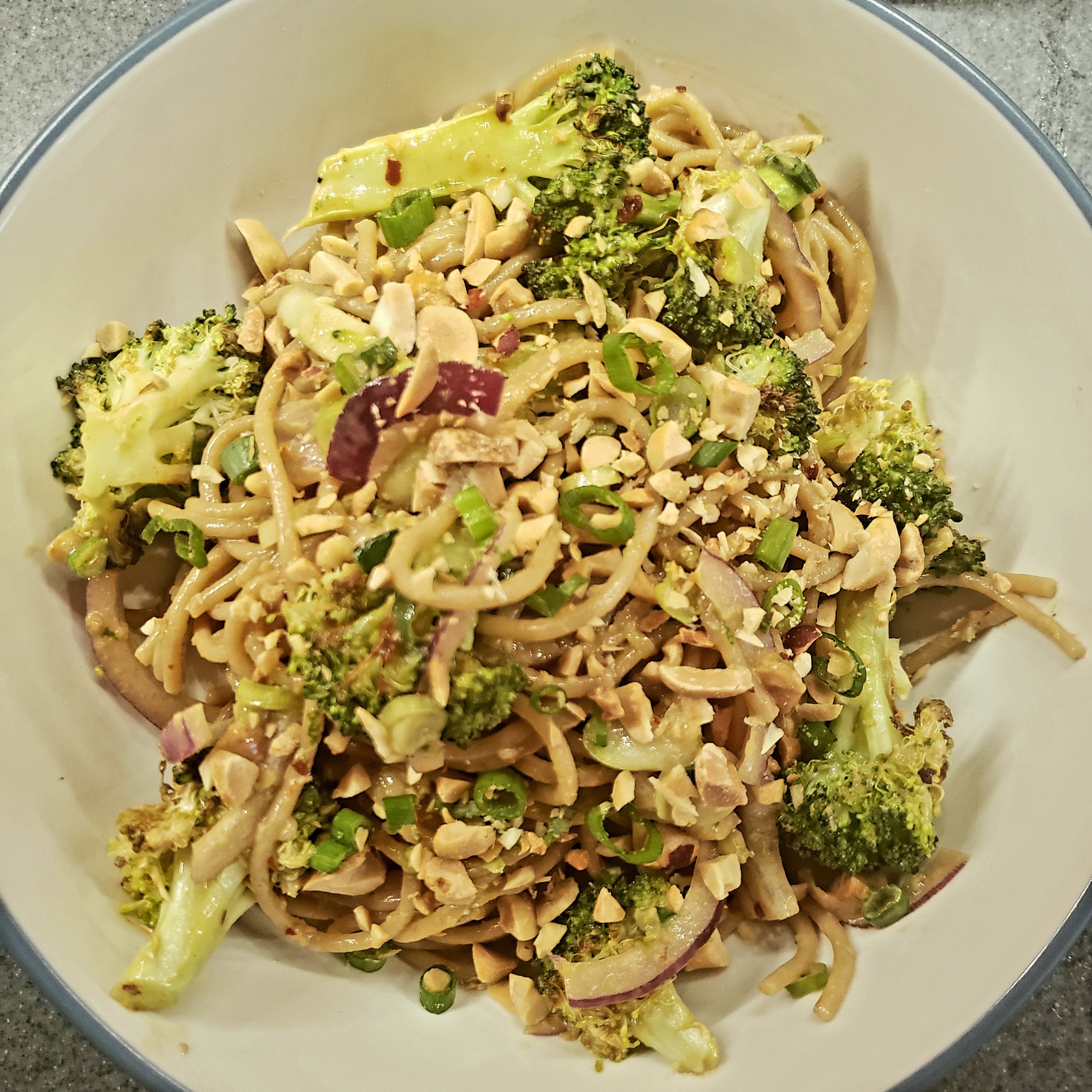 Spicy Peanut Noodle Salad