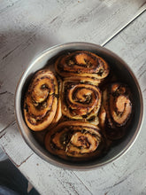 Load image into Gallery viewer, Italian Swirl Rolls -Basil, Parmigiano &amp; Caper