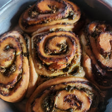 Load image into Gallery viewer, Italian Swirl Rolls -Basil, Parmigiano &amp; Caper
